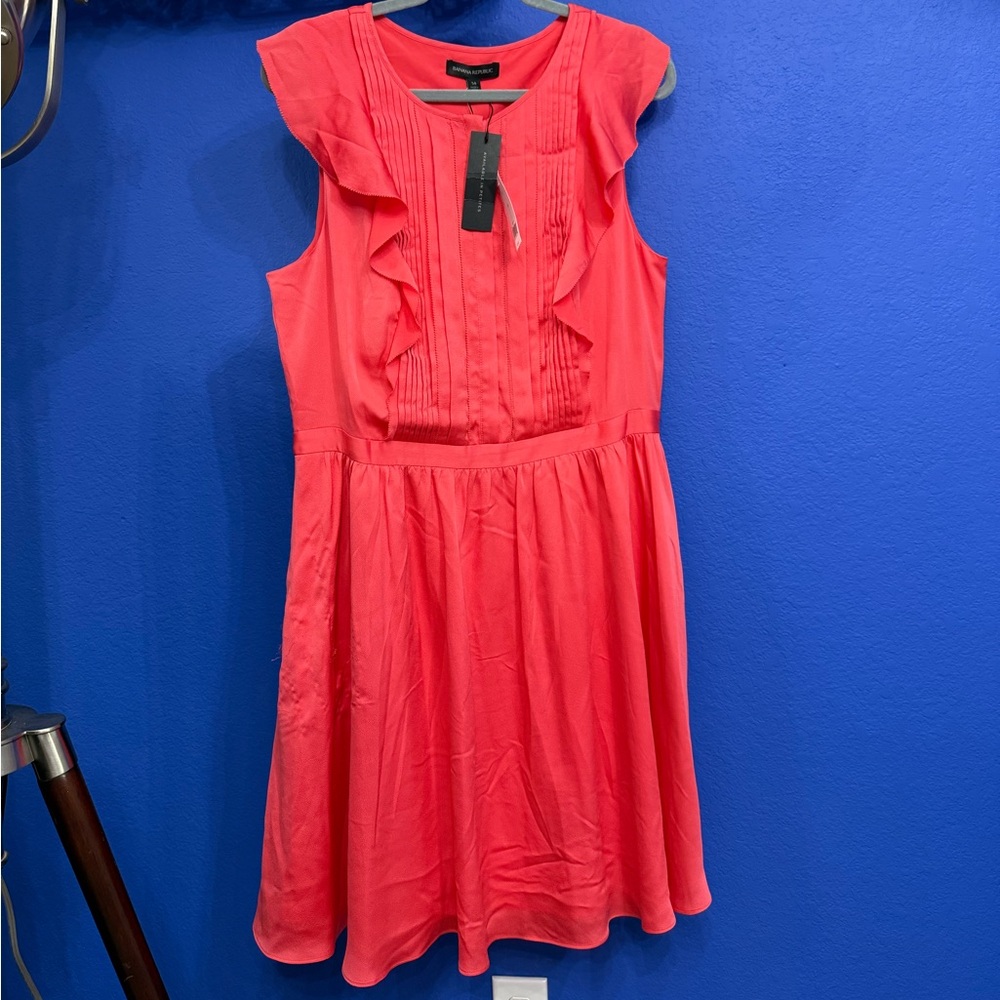 Banana Republic Coral Sleeveless Dress